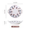 Tigela de Arroz Cor Esmaltada Retro Estilo Japonês Prato Doméstico Tigela de Sopa Tigela para Macarrão Instantâneo Prato de Servir Conjunto de Louças