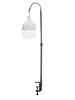 Barraca de Mercado Noturno Barraca de Mercado Lâmpada de Carregamento Super Brilhante Haste Longa Portátil Telescópica Suporte LED Clipe Lâmpada de Iluminação
