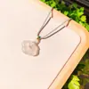 Colgante de Buda Multicolor de Jade Hielo de Alta Calidad, Amuleto de Paz, Colgante de Bolsa de Dinero, Colgante de Gota de Agua