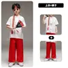 Estilo Chino 1 de Junio Disfraz Infantil Niños Hanfu Niñas Fénix Falda de Cara de Caballo Disfraz para Coro Recitación Performance