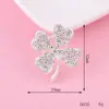 Acessórios para Joias DIY Trevo de Quatro Folhas Flor Colorida Liga Diamante Série Capa de Celular Beleza Adesivo de Strass Material Diamante