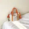 Bolso de Mujer 2026 Verano Nuevo Moda Bolso de Lona Moderno Simple Bloque de Color Bolso de Mano Bolso de Hombro Cruzado Texturizado