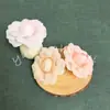 Flores artificiales de Rosa de Sharon para decoración de escenas de boda, materiales DIY, flores falsas para arreglos decorativos, venta al por mayor