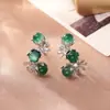 Brincos de Ágata Assimétricos com Design de Nicho, High-End, Estilo Cool, Brincos de Moda Personalizados, Brincos Elegantes Exquisitos para Mulheres