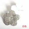 Accesorios de Flores, Ramillete Tridimensional de Pedrería, Piezas de Material para Manualidades, Decoraciones para Ropa y Sombreros, Accesorios para la Superficie de Zapatos, Parches de Tela con Pedrería