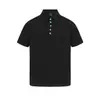 Colección de Verano 2026 Transfronteriza Camisa Polo Oversize de Color Sólido Minimalista con Decoración de Cuello Turquesa Camiseta de Manga Corta