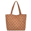2026 E-commerce Transfronteiriço Primavera/Verão Nova Bolsa Tote de Bolinhas Bolsa de Veludo Rosa Fofa Menina com Alça Única Bolsa de Mão para o Trabalho