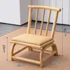 Mesa de Café Pequeña de Ventana Abuhardillada Estilo Japonés, Mesa Tatami, Mesa Baja Simple Inspirada en Zen, Mesa Pequeña de Uso Doméstico para Balcón, Juego de Mesa y Sillas para Casa de Huéspedes