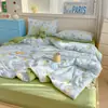 Juego de Cuatro Piezas de Colcha de Verano Antibacteriana Grado 7A para Maternidad e Infancia, Colcha de Gasa Lavada Arrugada Individual/Doble para Aire Acondicionado, Colcha de Regalo al por Mayor