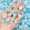 Acrílico Gradiente Duas Cores Cor Sereia Folhas de Repolho Acessórios de Cabelo DIY Fabricação de Presilhas Brincos Pulseira Corrente para Celular