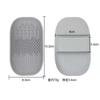 Esponja de Limpeza de Silicone Ferramentas de Beleza Esponja de Maquiagem Limpeza Pincel de Maquiagem Tábua de Esfregar com Cantos Arredondados Esponja de Esfregar Oval Portátil