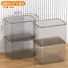 YX Caja de Almacenamiento Transparente de Escritorio para Juguetes, Artículos Varios, Ropa, Contenedor de Almacenamiento Doméstico de Gran Capacidad con Tapa, Contenedor de Almacenamiento de Plástico a Prueba de Polvo