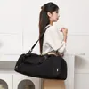 Bolsa de viaje moderna para hombre, bolsa deportiva y de fitness de gran capacidad con compartimentos separados para ropa húmeda y seca y compartimento independiente para zapatos, adecuada para viajes cortos