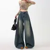 Jeans Rectos Retro Harajuku para Mujer Otoño 2026 Nuevos Holgados de Pierna Ancha Casual Largos Moda Nuevo Estilo