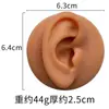 Herramienta de Práctica de Piercing Corporal Humano Artificial de Silicona Uña de Lengua Uña de Nariz Uña de Oreja Uña de Labio Modelo de Ombligo Accesorios Entrenamiento de Piercing