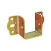 Bisagra de Cama de Acero Inoxidable Engrosada Placa de Cama Viga Transversal Soporte de Marco de Dragón Soporte de Hebilla en Forma de U Gancho de Conexión para Cama de Madera Sólida