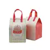 Bolsa Térmica para Postre de Pastel a Cuadros Horneado Pastelería Occidental Para Llevar Especial Desechable No Tejido Papel de Aluminio Bolsa de Empaque para Llevar
