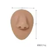 Simulação de características faciais humanas modelo perfuração de orelha adereços de ensino prática unha de língua unha de nariz unha da boca umbigo molde de silicone