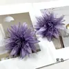 Flor Anêmona Simulada DIY Crisântemo de Garra Grande Flor Artificial Grampo de Cabelo Guirlanda de Flores Adereços para Toucado Acessórios para Chapéu de Formatura Parede de Flores para Casa Pequenos Enfeites