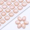 9x 12 material de jade de porcelana ojo de buey agujero cuentas de cristal prensado DIY cortina de cuentas hecha a mano accesorios de cuentas material de cuentas sueltas de vidrio