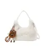 Bolso de mano de felpa simple y elegante para mujer, nueva colección de invierno 2026, bolso de hombro esponjoso, bolso cruzado y bolso de mano