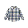 Camisas para Niños al por Mayor 2026 Otoño Nuevas Camisas de Manga Larga a Cuadros Elegantes para Bebés, Body de una Pieza Dropshipping