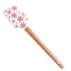 Espátula de Natal da Amazon Utensílio Doméstico Cabo de Madeira Espátula de Silicone Espátula para Bolo Espátula para Creme Ferramentas de Cozinha para Assar