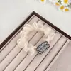 Elegante Goma para el Cabello de Malla con Pedrería, Elegante Nuevo Sujetador de Cola de Caballo Cuadrado con Pedrería, Accesorio de Cabello de Moda