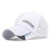 Verão em estoque volume de corrida impressão CAP87 boné de rede chapéu de sol masculino protetor solar casual boné de beisebol com aba fabricantes