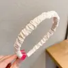 Diadema dulce a cuadros de dopamina para mujer, fresca y casual para el uso diario, diadema de corona alta para maquillaje y lavado de cara, accesorio para el cabello