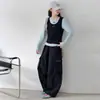 Conjunto de moletom para meninas, novo modelo outono 2026, para meninas do ensino fundamental, blusa de gola redonda para crianças maiores, roupa infantil falsa de duas peças