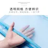Bolsa de Almacenamiento para Pasaporte para Viajes al Extranjero, Portatarjetas de Identificación y Tarjeta de Embarque Portátil Transparente, Funda Protectora para Documentos y Certificados