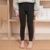 Venta al por mayor de fábrica pantalones de invierno gruesos y cálidos para niños con forro polar de algodón elástico corte slim un pantalón interior cálido tipo legging