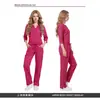 Nuevo Uniforme de Cirugía Hospitalaria Amazon con Cuello en V y Botones, Mangas de Longitud Media, Absorbente de Sudor y Transpirable, Uniforme de Enfermería para Hombres y Mujeres