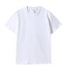 230g Algodão Puro Gola Redonda Manga Curta Verão Novo Casual Moda Versátil Tendência Mais Vendido Cor Sólida Ombro Normal Camiseta Masculina