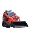 Cargadora Compacta Hidráulica de Orugas para Ingeniería de Construcción e Invernaderos Agrícolas, Cargadora Compacta de Orugas de Alta Eficiencia