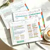 Agenda Diaria Transfronteriza 2027 en Inglés con Líneas Verticales, Horario Diario de 365 Días, Calendario Anual, Cuaderno Personalizado en Español