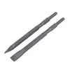 Cinzel Martelo Elétrico Bosch para Ranhurar Concreto, Cabeça de Picareta Elétrica de Duas Ranhuras, Cinzel Pontiagudo de Quatro Ranhuras com Cabo Redondo 22*250mm
