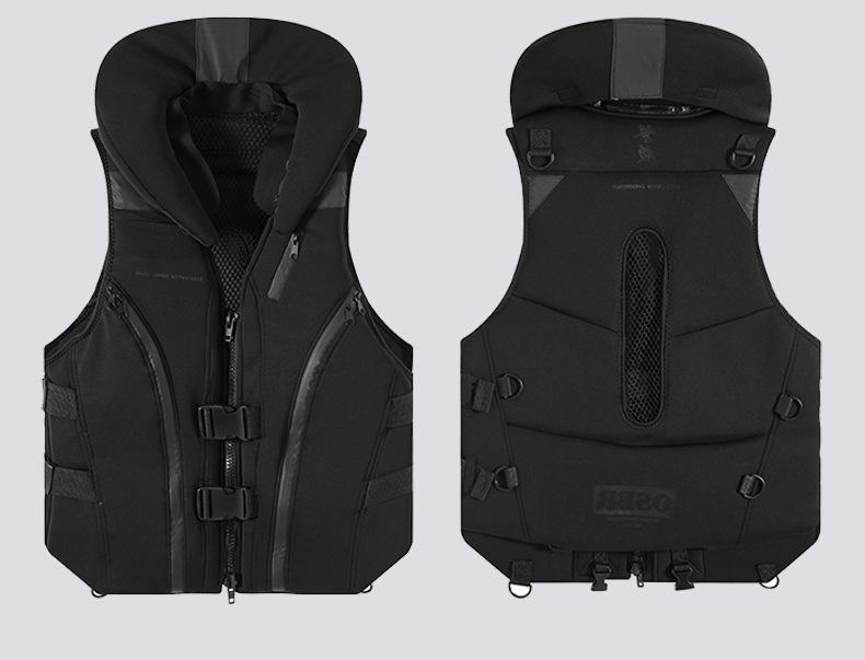 大浮力黑色救生衣