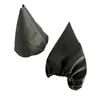 Cubierta de coche antipolvo más vendida adecuada para accesorios de cubierta de freno de mano de tres líneas BMW, cubierta de cuero de alta calidad para palanca de cambios