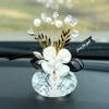 Adornos de fruta de la suerte de cristal de cinta de alta calidad, suministros creativos para el interior del coche, regalos navideños, adornos para coche, decoración