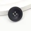 Botões de Resina Brilhantes com Padrão Dupla Face em Estoque para Casacos de Lã, Trench Coats, Ternos Formais e Calças