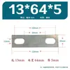 Placa de Abrazadera de Hebilla en U de Acero Inoxidable 304, Perno en U Galvanizado para Barrera, Placa de Barrera de Doble Agujero, Pieza de Conexión Fija Engrosada