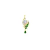 [Oro Real de Cobre] Elegante Exquisito Lujo Comercio Exterior Transfronterizo DIY Hecho a Mano Joyería Cobre Circonio Micro Colgante Accesorios