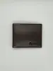 Cartera corta para hombres jóvenes, textura de cuero sintético con patrón de lichi, cartera multicolor casual de negocios