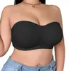 Sutiã Strapless Sem Costura Popular Europeu e Americano Transfronteiriço, Sutiã Sem Fio Push-Up Plus Size para Mulheres [Produção Personalizada]