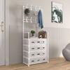 Zapatero sencillo multicapa para dormitorio, puerta de dormitorio, económico, a prueba de polvo, ahorra espacio.