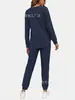 Conjunto de pantalones de manga larga de terciopelo alemán, superventas de Amazon, ropa transfronteriza para mujer europea y americana