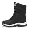 Botas de Nieve para Exterior de Invierno Harbin para Mujer con Forro de Lana Espesadas de Caña Alta Antideslizantes Zapatos de Algodón Cálidos para Viajes al Noreste