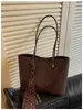 Bolsa Tote Tecida Cross2026Niche para o Dia a Dia Feminina Nova Casual de Alto Valor Elegante de Ombro Único